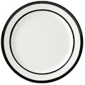 Lenox All in Good Taste Sculpted Stripe Black by Kate Spade Dinner Plate