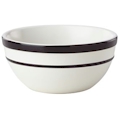 Lenox All in Good Taste Sculpted Stripe Black by Kate Spade Fruit Bowl