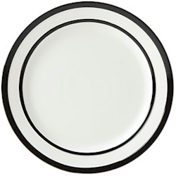 Discontinued Lenox All in Good Taste Sculpted Stripe Black Dinnerware by Kate  Spade