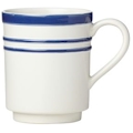 Lenox All in Good Taste Sculpted Stripe Cobalt by Kate Spade Mug