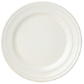 Lenox All in Good Taste Sculpted Stripe Cream by Kate Spade Accent Plate