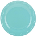 Lenox All in Good Taste Sculpted Scallop Turquoise by Kate Spade Accent Plate