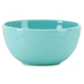 Lenox All in Good Taste Sculpted Scallop Turquoise by Kate Spade Fruit Bowl