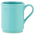 Lenox All in Good Taste Sculpted Scallop Turquoise by Kate Spade Mug