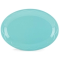 Lenox All in Good Taste Sculpted Scallop Turquoise by Kate Spade Oval Platter