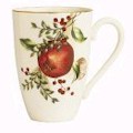 Lenox Boxwood & Pine Pomegranate Mug