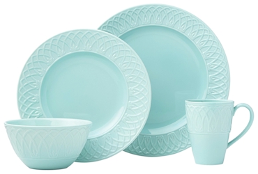 British Colonial Carved Aqua by Lenox