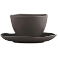 Lenox Casual Luxe Onyx by Donna Karan Buddha Bowl with Saucer