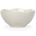 Lenox Chelse Muse Scallop Grey All Purpose Bowl