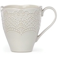 Lenox Chelse Muse Scallop Grey Mug