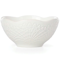 Lenox Chelse Muse Scallop White All Purpose Bowl