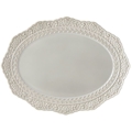 Lenox Chelse Muse Sculpted Grey Serving Platter