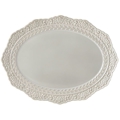 Lenox Chelse Muse Sculpted Grey Serving Platter