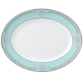Lenox Empire Pearl Turquoise by Marchesa Oval Platter