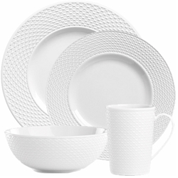 Lenox Entertain 365 Shape Low Dinner Bowl - White Porcelain, 36 Oz, Microwave & Dishwasher Safe