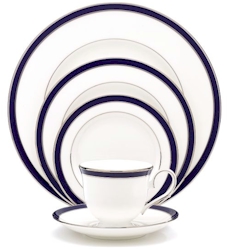 J19K Cobalt Blue Large Rim Soup Bowl By Lenox | , Ltd - View #8
