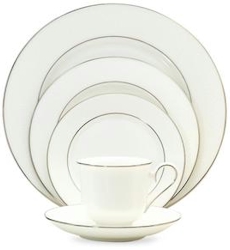 Aazon.co | Lenox Hannah Platinu Sauce Boat And Stand, White