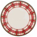 Lenox Holiday Gatherings Plaid Dinner Plate