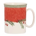 Lenox Holiday Gatherings Holiday Wreath Mug