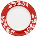Lenox Holly Silhouette Red Accent Plate
