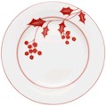 Lenox Holly Silhouette White Accent Plate