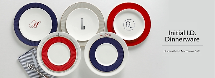 Initial I.D. Dinnerware by Lenox