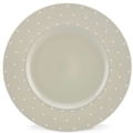 Lenox Larabee Dot Grey by Kate Spade Rim Dinner Plate
