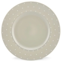 Lenox Larabee Dot Grey by Kate Spade Rim Dinner Plate