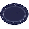 Lenox Larabee Dot Navy by Kate Spade Oval Platter