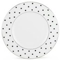 Lenox Larabee Road Platinum by Kate Spade Black Accent Plate