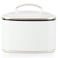 Lenox Library Lane Navy by Kate Spade Sugar Bowl