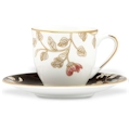 Lenox Painted Camellia by Marchesa Demitasse Cup & Saucer