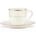 Lenox Pearl Innocence Demitasse Cup & Saucer