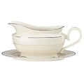 Lenox Pearl Innocence Sauce Boat & Stand