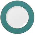 Lenox Pleated Colors Teal Dinner Plate