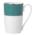 Lenox Pleated Colors Teal Mug