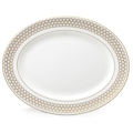 Lenox Prismatic Gold Oval Platter