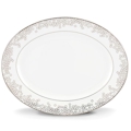 Lenox Starlet Silver by Brian Gluckstein Oval Platter