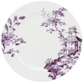 Lenox Toile Tale Amethyst by Scalamandre Dinner Plate