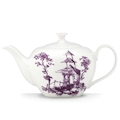 Lenox Toile Tale Amethyst by Scalamandre Teapot