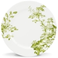 Lenox Toile Tale Chartreuse by Scalamandre Dinner Plate