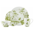 Lenox Toile Tale Chartreuse by Scalamandre Place Setting