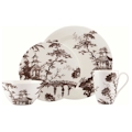 Lenox Toile Tale Chocolate by Scalamandre Place Setting