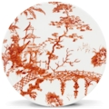 Lenox Toile Tale Sienna by Scalamandre Accent Plate