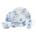 Lenox Toile Tale Sky Blue by Scalamandre Place Setting