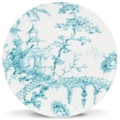 Lenox Toile Tale Teal by Scalamandre Accent Plate