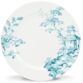 Lenox Toile Tale Teal by Scalamandre Dinner Plate