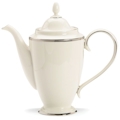 Lenox Tuxedo Platinum Coffeepot