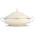 Lenox Tuxedo Platinum Covered Vegetable Bowl
