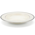 Lenox Tuxedo Platinum Rim Soup Bowl